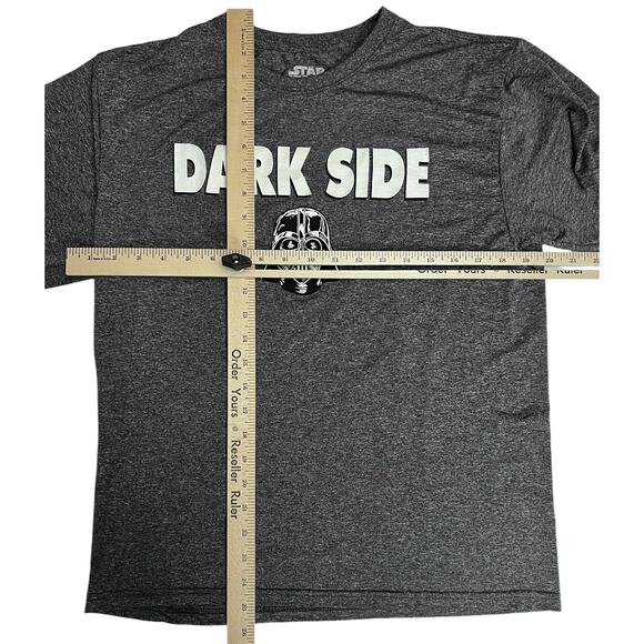 Star Wars Darth Vader Darkside Logo Gray T-Shirt Size X-Large - Picture 5 of 7